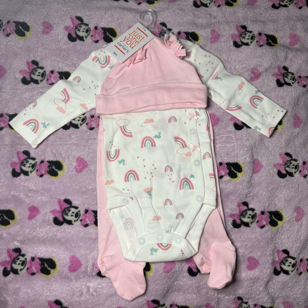 Pink Rainbow Kids One Piece